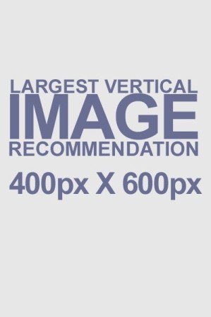 Largest Vertical Image Recommendation 400px x 600px